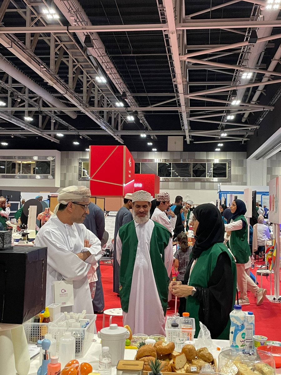 مشاركة قسم علوم الغذاء والتغذية في معرض العلوم في قاعة عمان للمعارض🔥🔥🌟.