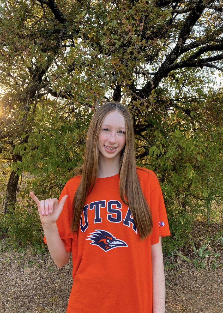 I am so excited to announce my verbal commitment to play D1 volleyball and further my academic career at the University of Texas at San Antonio!! Thank you to all of my coaches, teammates, and family for helping me get to where I am today! #Birdsup!!! 🧡💙🤙🏼
