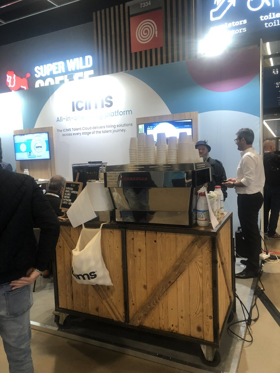 Come and get the best coffee in Paris at stand B307 with <a href="/iCIMS/">ICIMS</a> #unleashworld