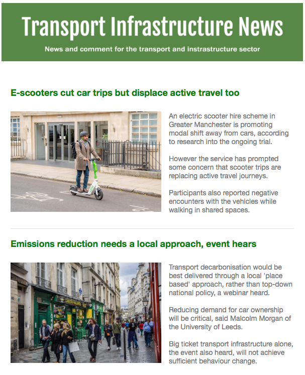 This weeks newsletter is now out. 

Sign up to receive next Thursday's newsletter here: bit.ly/3vDWvoO

Visit the website to read 190+ transport stories: bit.ly/3pZdXR9

#transport #infrastructure #news #technology #transportnews