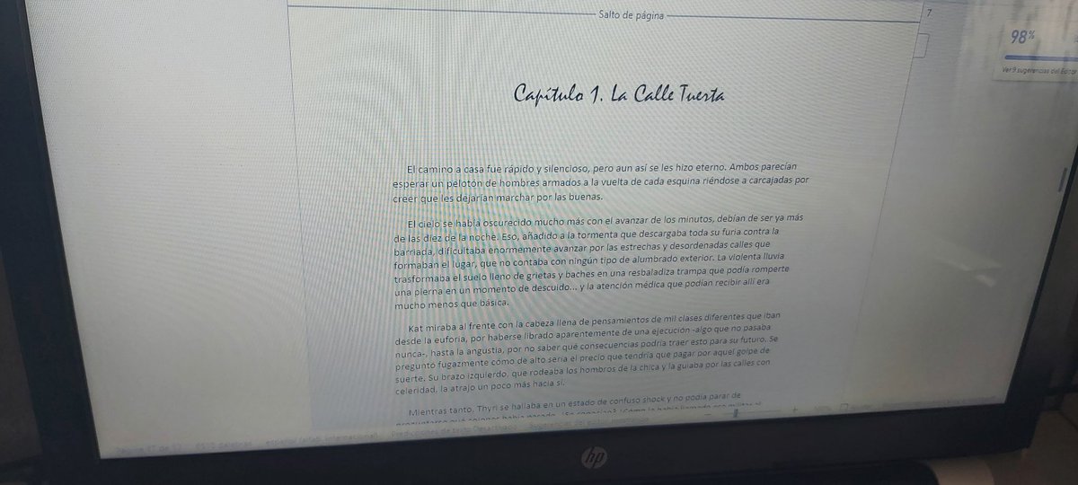 Hoy finalizo por fin la composición del primer capítulo de #ProyectoIrregular. Toca corregir y seguir 💪
