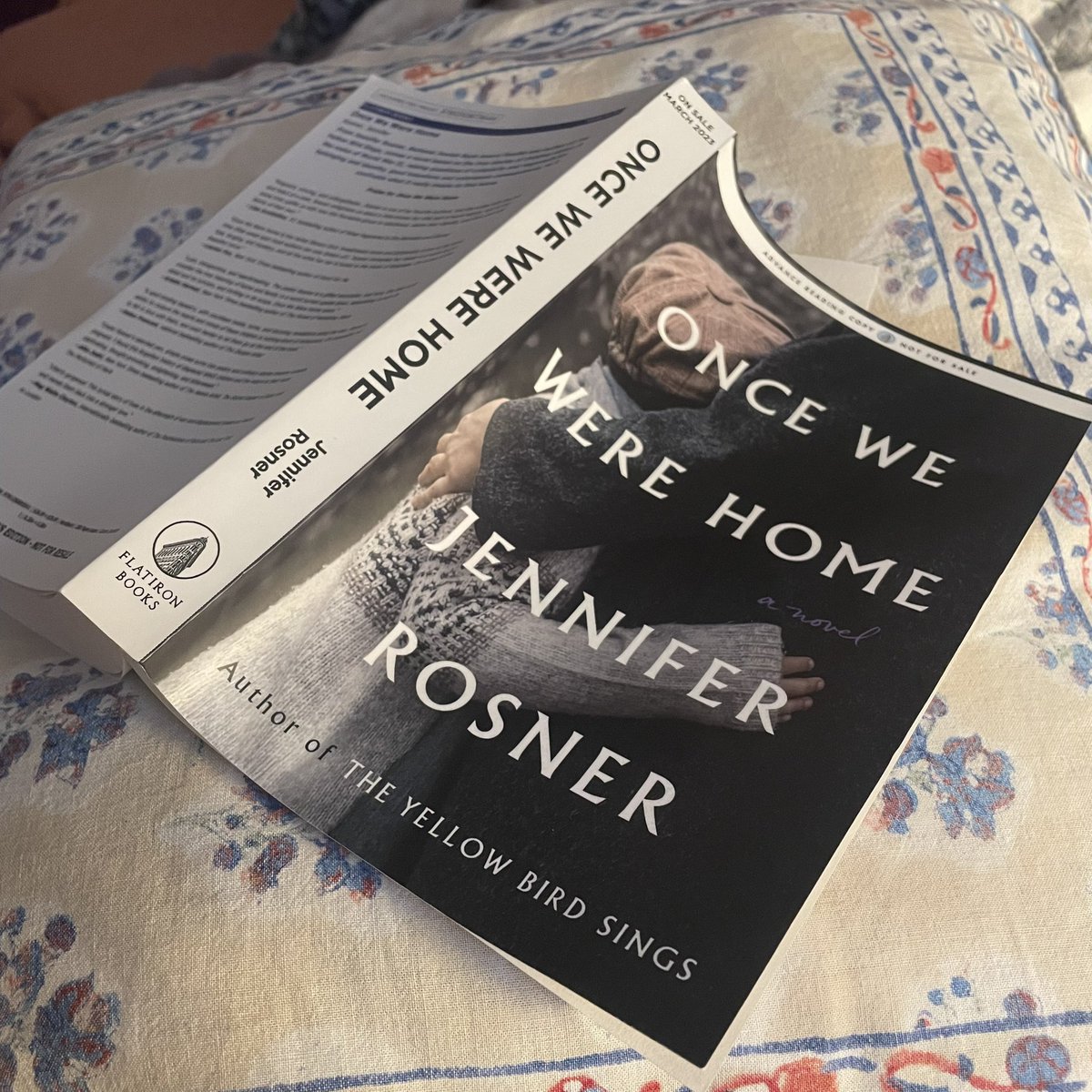 Got a copy of @jen_rosner’s ONCE WE WERE HOME in the mail yesterday and I can’t stop reading it! It’s beautiful and sad and manages to capture the world of children without being too precious. Here it is on Goodreads: goodreads.com/book/show/6078…