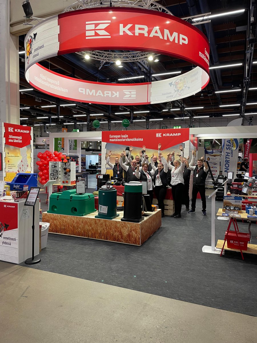 Kramp Finland is part of the MaatalousKonemessut event!!🚩 The Fair is finally back! Come visit us and enjoy the most extensive selection of agricultural machinery, equipment and services that can be found under one roof. Find us at: stand 6a50. We are waiting for you!