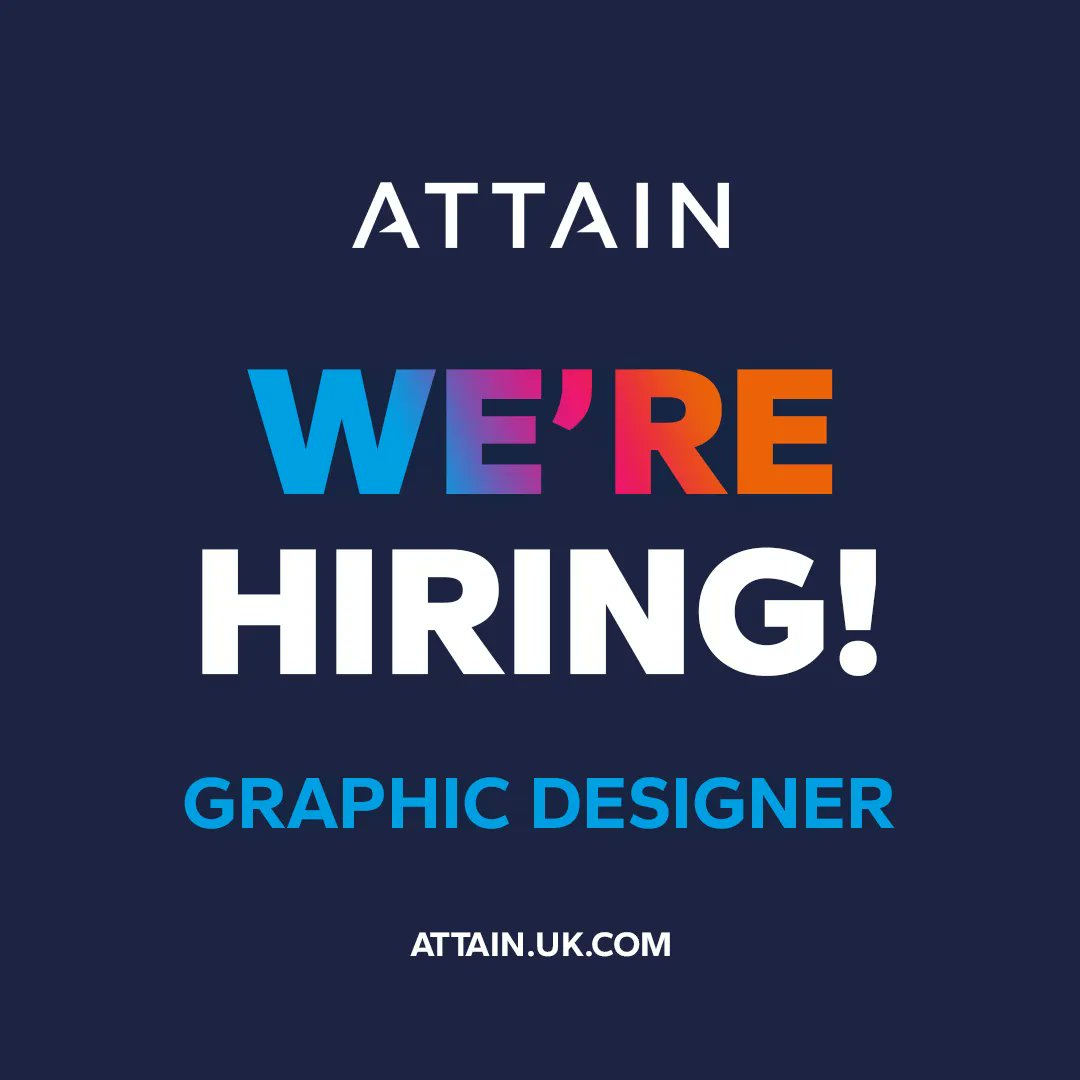 Are you a graphic designer looking for a new adventure?🌅😍 

We are looking for a graphic designer to join our busy marketing team in Wigan.  
 
Interested? 
Email your CV to Jackie to apply! 
✉️jackie.salt@attain.uk.com 

#graphicdesign #graphicdesigner #gr…