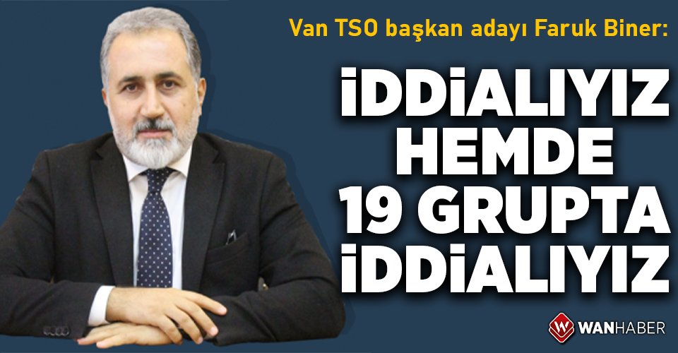 WanHaber's tweet photo. Başkan Adayı Biner: İddialıyız hem de 19 grupta iddialıyız! https://t.co/Q9j9LxMWMW https://t.co/TLoSrVqyua