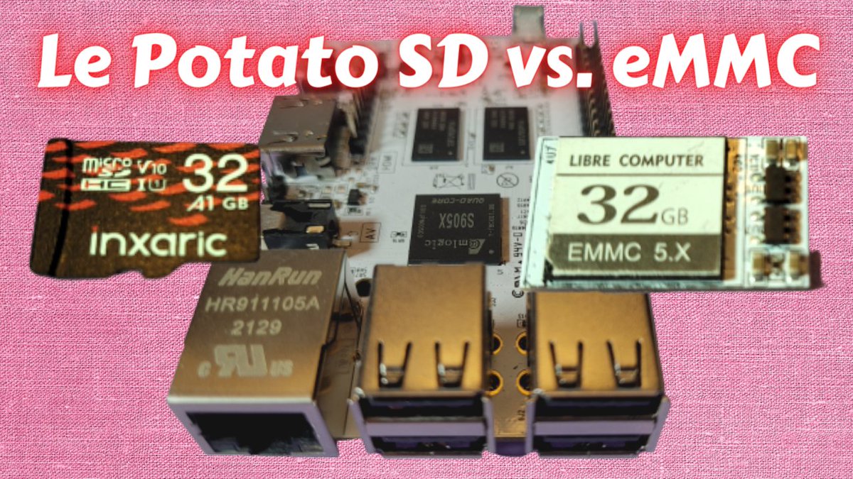 ShotokuTech's tweet image. Previously, we learned the latest method to format and mount the eMMC module for the Le Potato from LibreComputer. Now let's compare the performance of an SD card to the eMMC module. youtu.be/VNrf_j3zcVM
#LePotato @LibreComputer #eMMC @jamesachambers #PiBenchmarks