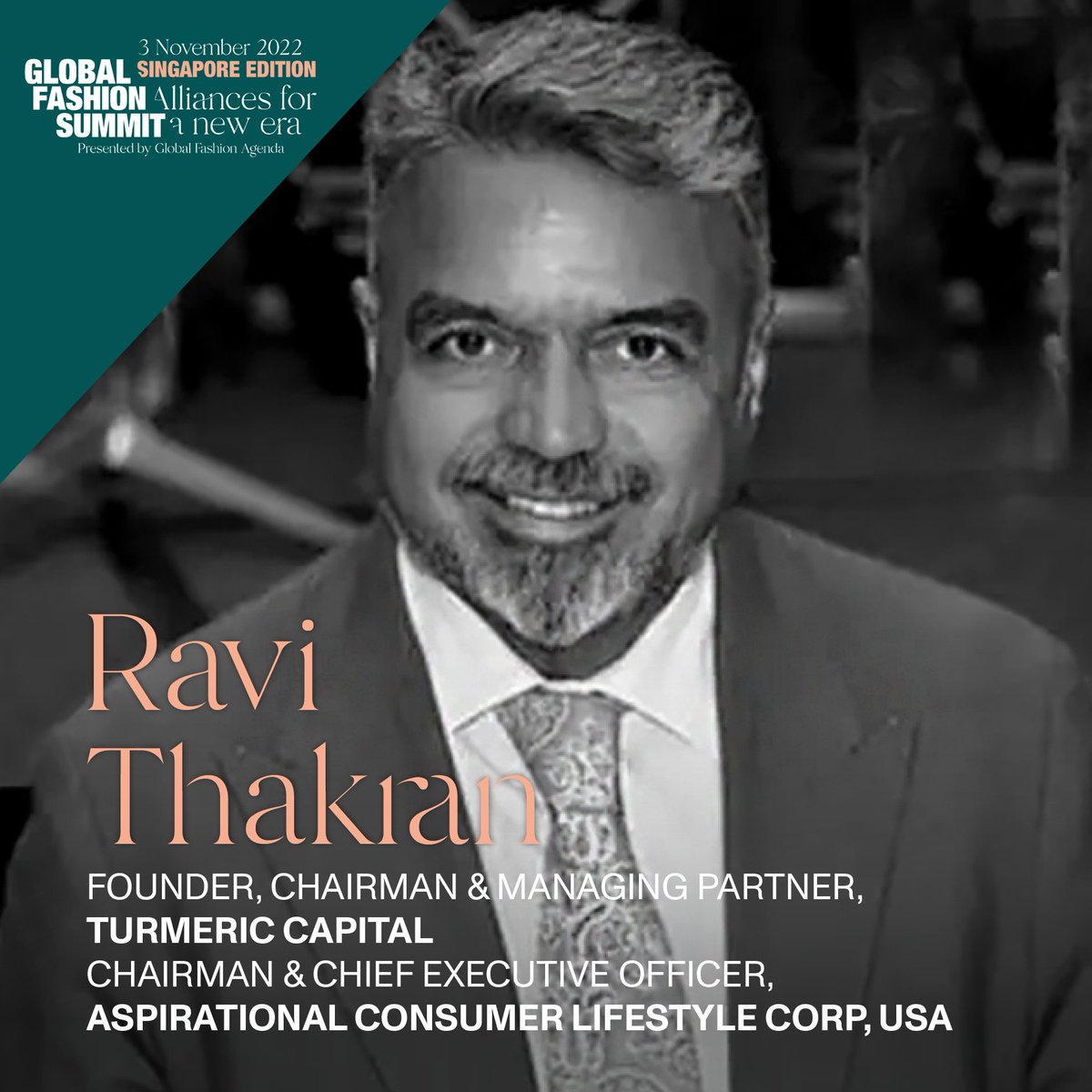Ravi Thakran, Turmeric Capital, Aspirational Consumer Lifestyle Corp, USA, and former Group Chairman, at <a href="/LVMH/">LVMH</a> Moët Hennessy Louis Vuitton Group Asia, will contribute to the panel, ‘Data Scarcity: A Crisis of Measurement?’.