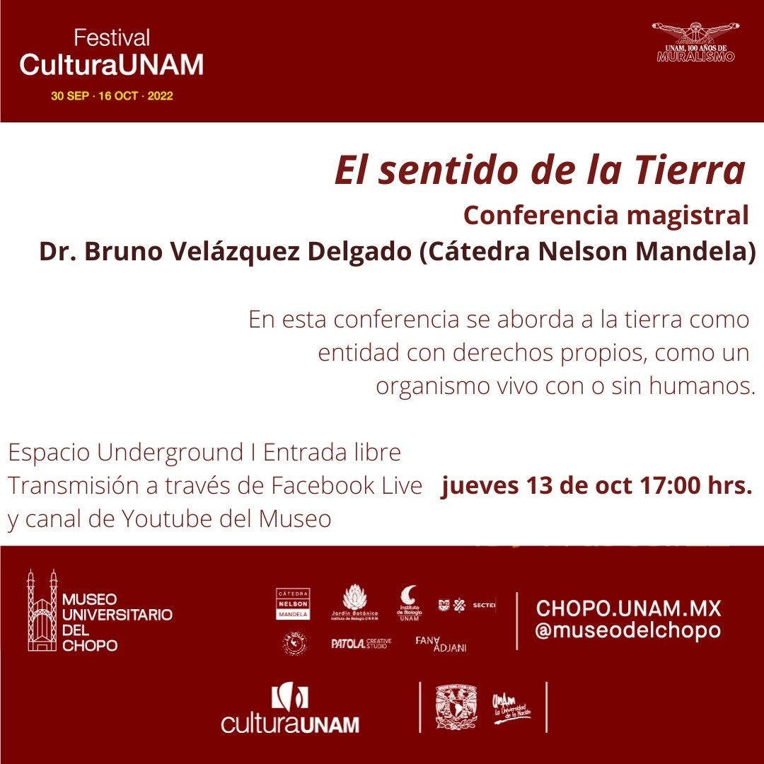 CarlaFaesler's tweet photo. 📢📢📢Ciclo Tierra, conversatorios. Modera #DaisetSarquis
- Reflexiones sobre los vínculos que existen entre tierra, cuerpo, memoria, identidad y medio ambiente. Inauguración: Jueves 13 de octubre Espacio Underground. Entrada libre. 
FBLive @museodelchopo 
https://t.co/qd9hlSBOx0 https://t.co/zYtm5lkGp5