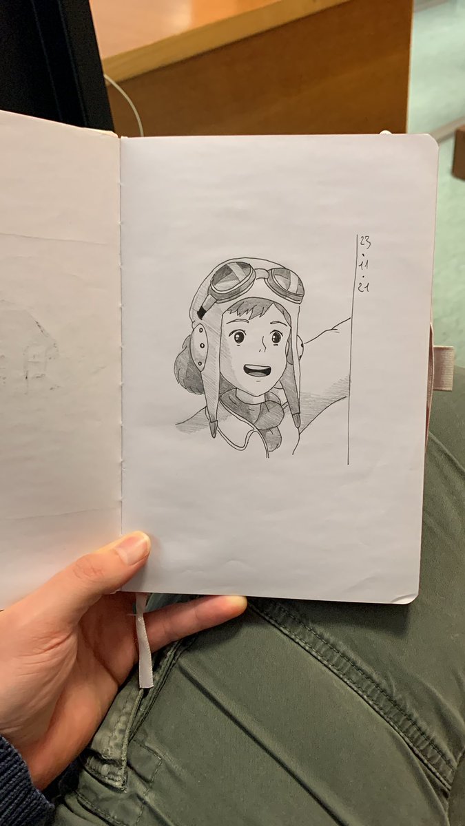 NicolaPunch's tweet photo. Aviator girl - 21/11/21
#ghibli #StudioGhibli https://t.co/XDLNArCZEo