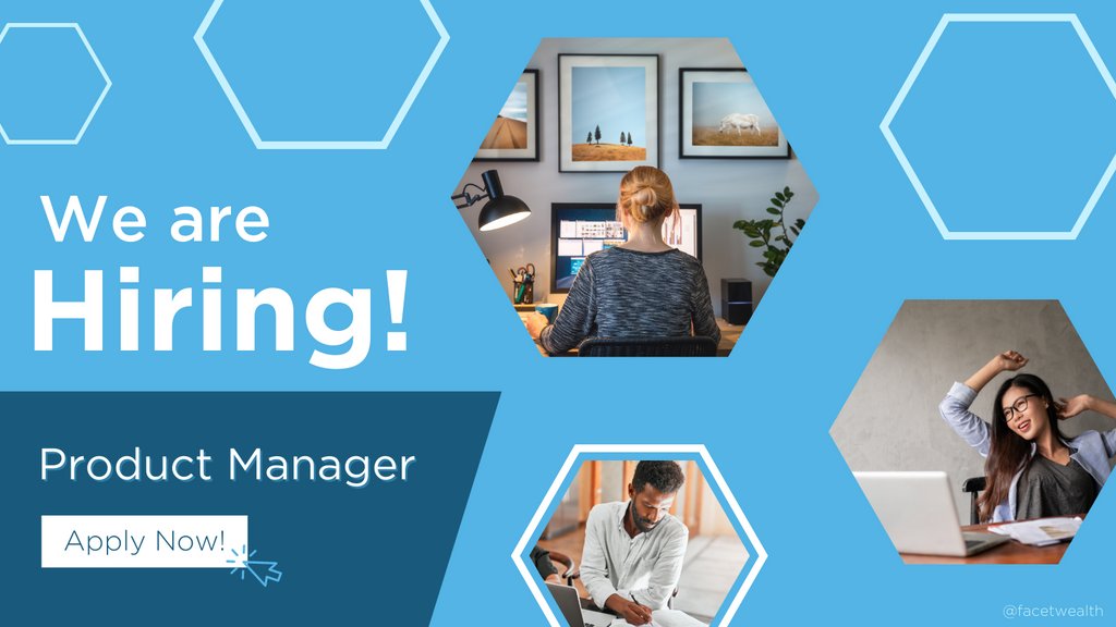 join_facet's tweet photo. We are looking to add a Product Manager to our team! 🔊 Apply for our Product Manager position here: https://t.co/Gog8qahzQX
#career #nowhiring #jobsearch #jobopportunit https://t.co/J69hnzuKoj