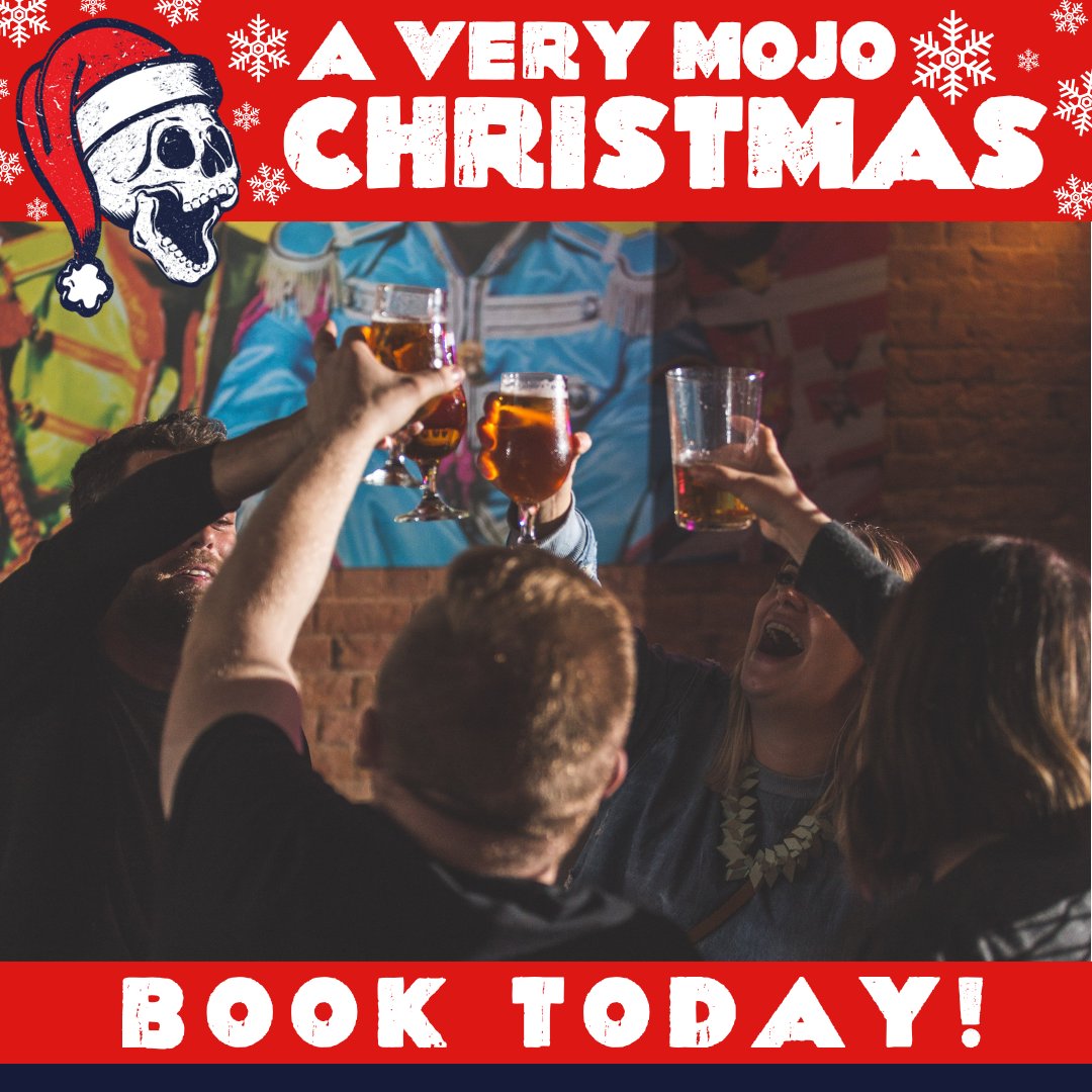 HO HO HOLIDAYS AT MOJO ARE APPROACHING! 🎅

Join us for a festive season with delicious drinks, killer tunes, and holiday cheer!

Dates are filling up fast, so be sure to email the team at bookings@mojobar.co.uk or book a table on our website! pulse.ly/ukox4vi2kf