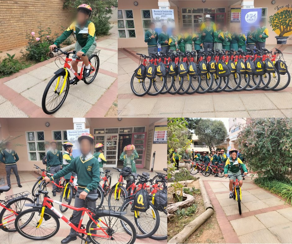 Bike4All (@bike4all_sa) on Twitter photo Another successful handover of 15 bikes for Wesbank Secondary School in Malmesbury today.
It was great to see the excitement from the children and we know they will get great use out of these bikes.
#BEN #ProvincialSustainableTransportProgramme
<a href="/PedalPowerPPA/">Pedal Power (PPA)</a> Another successful handover of 15 bikes for Wesbank Secondary School in Malmesbury today.
It was great to see the excitement from the children and we know they will get great use out of these bikes.
#BEN #ProvincialSustainableTransportProgramme
<a href="/PedalPowerPPA/">Pedal Power (PPA)</a>