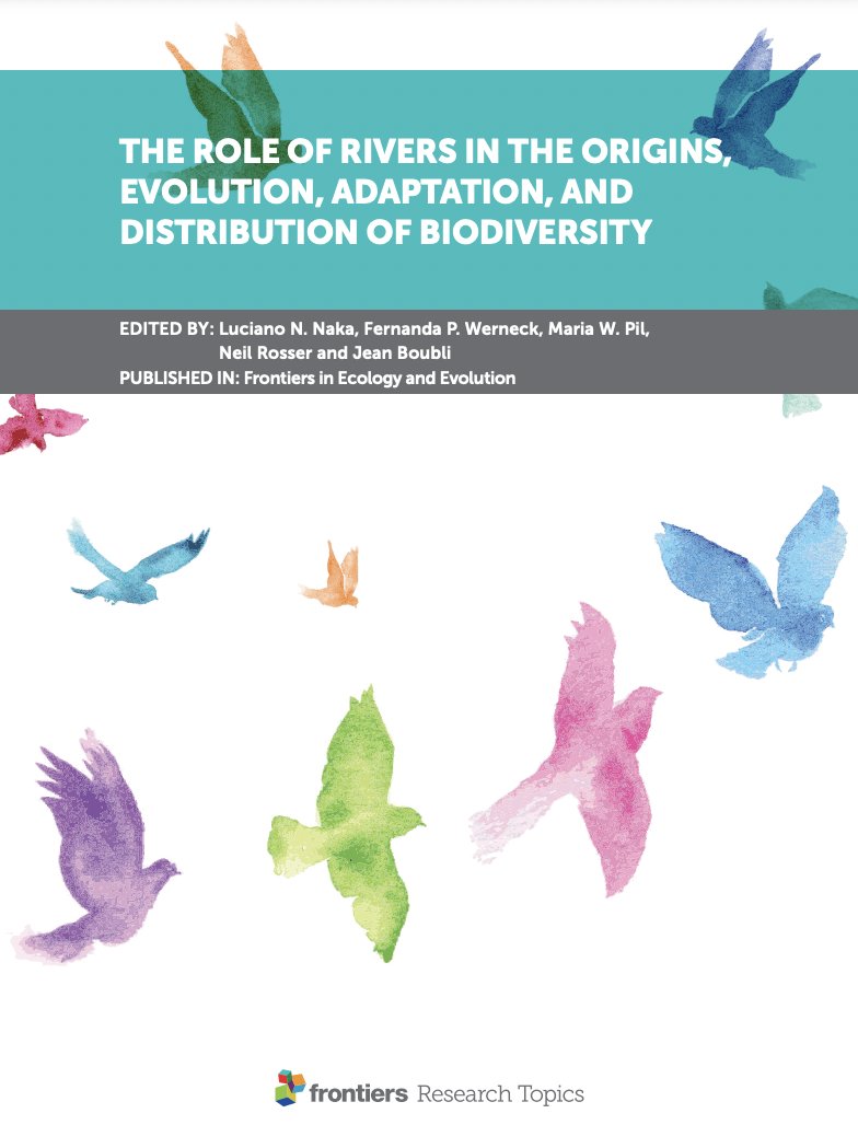 Our new e-book on the Role of Rivers in the Origins, Evolution, Adaptation, and Distribution of Biodiversity published by Frontiers is now out and free for downloading here: frontiersin.org/research-topic…