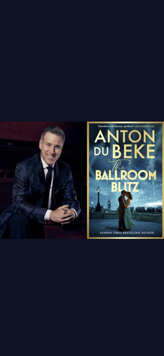 MellyChaps's tweet photo. Happy publication day to two of my favourite people! @GabbyLogan @TheAntonDuBeke #antondubook #ballroomblitz #thefirsthalf https://t.co/bfeODXrKsp