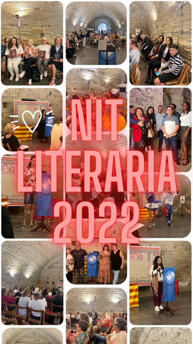 Increíble momento se vivió en la Nit Literaria, gracias a todos por hacerlo posible,
#lleida #nitliteraria #centrolatinoamericano #ayuntamiento #colaboradores