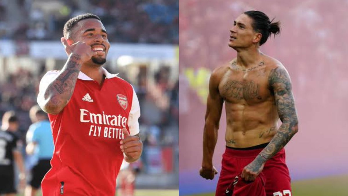 zubinofficial's tweet image. Liverpool’s Darwin Nunez has played a total of 400 odd minutes and scored 4 goals while Arsenal’s Gabriel Jesus has played 800 odd minutes and scored 5 goals.

One flopped while the other is the signing of the season. 🤷‍♂️
