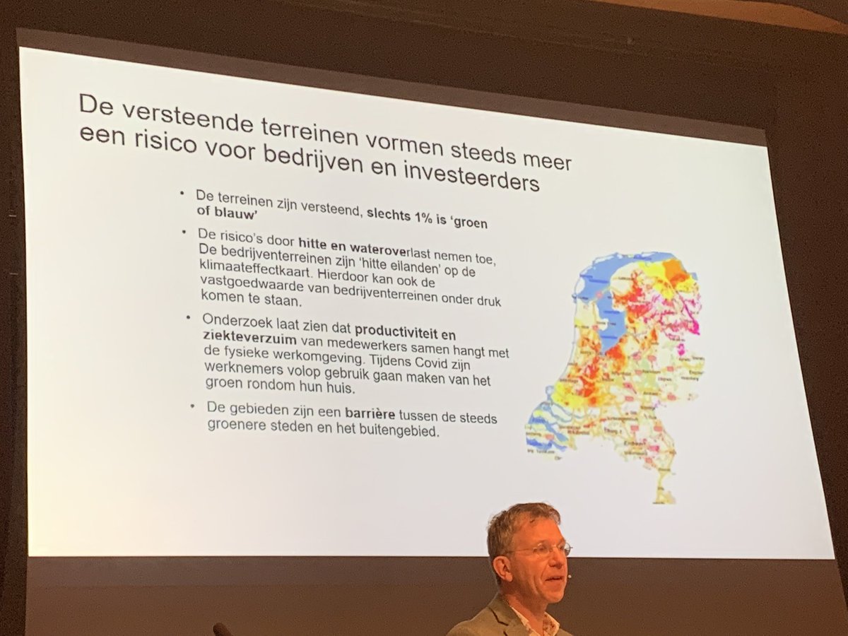 Bevlogen en urgent verhaal @JelledeJongIVN <a href="/IVNNederland/">IVN Natuureducatie</a> over noodzaak vergroeiing en meer klinaatadaptieve bedrijventerreinen #bbdebat <a href="/BBnieuws/">Binnenlands Bestuur</a> <a href="/skbn_info/">SKBN</a>
