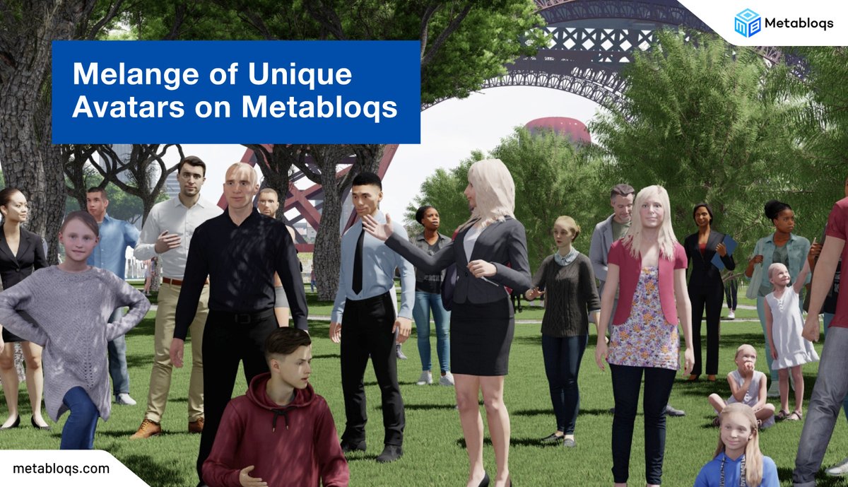 metabloqs's tweet photo. Multifarious collection of avatars👥 is the hallmark of a #metaverse. #Metabloqs holds in diverse avatars, as #MetaCitizens , waiting to be unlocked by you.
Customize your unique avatars with vibrant outfits👔👗, hairstyles, & desired wearables💍👓, and elevate their rarity✨! https://t.co/HyfZ9XqcVH