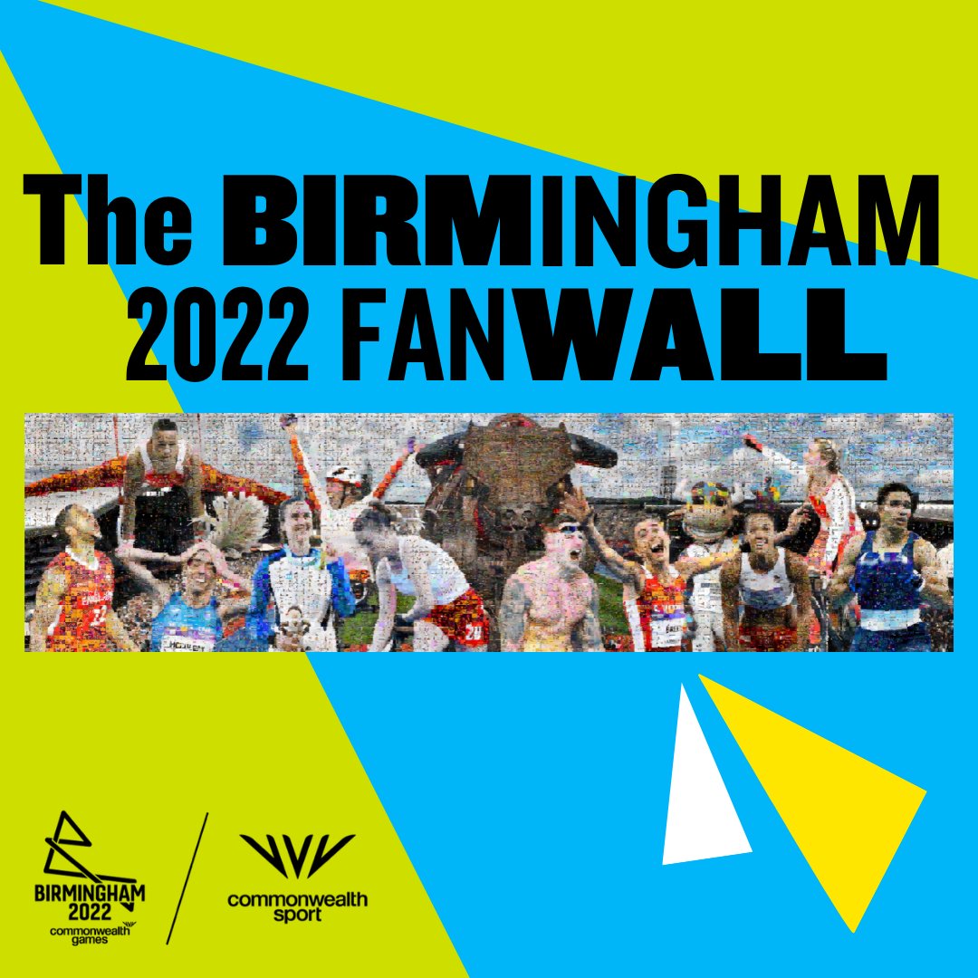 👟 BE PART OF A NEW SPORTING LANDMARK! 📷 The Birmingham 2022 Fanwall is a photomosaic that will be built next to the Alexander Stadium. It features iconic moments from the Games - and YOU can be part of it! To find out more, visit fanwallbirmingham2022.com!