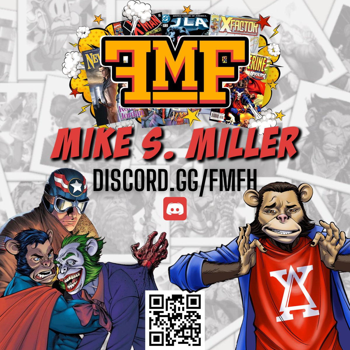 EnigmaticOctopi's tweet photo. @FunkyMonkeyFH is indeed a unique #NFT project. As well as a fantastic diamond-pawed #NFTCommunity featuring the killer #nftart of Founder &amp; Vet Artist @FratMonkey &amp; his core of talented #FMStudio Guest Artists. 
See thread below for more on all things #FMFH! 🤘🐒 https://t.co/DuH6X9zi64