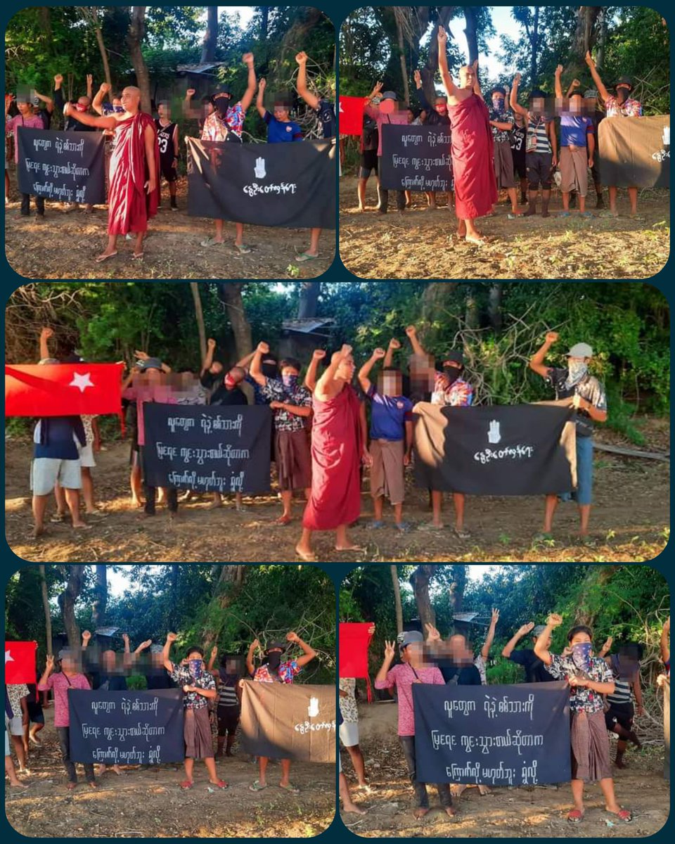 LEO117728's tweet photo. Anti-Coup revolutionary strike in #Pyigyitagon Township, #Mandalay Division.
#2022Oct13Coup
#EU_SanctionArmsBrokers
#WhatsHappeningInMyanmar https://t.co/39QC2B7gEe