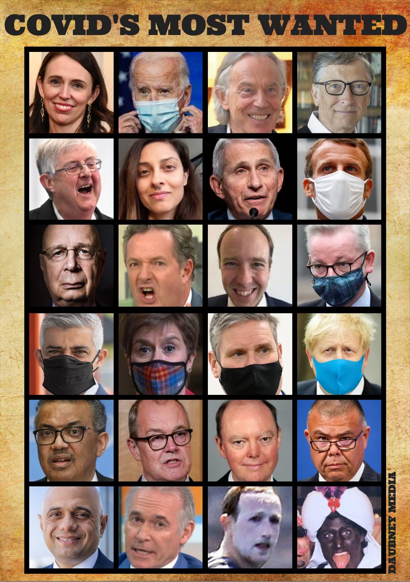 MartinDaubney's tweet image. If Alex Jones has been ordered to pay $965million for lies that impacted 15 people... how many $Billions should we fine COVID's Most Wanted?