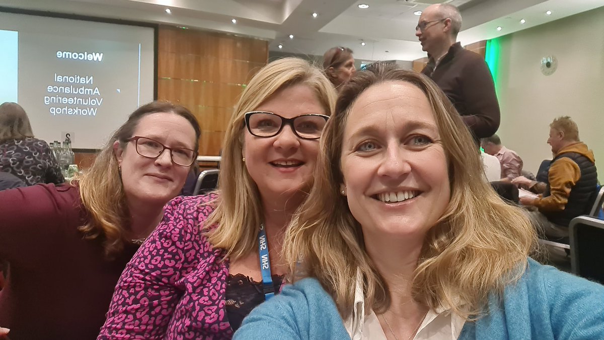 Listening to Ambulance Volunteers from all over the country. They are an amazing and often hidden part of the emergency services  #AmbulanceVolunteering #nhsvolunteers #Aace