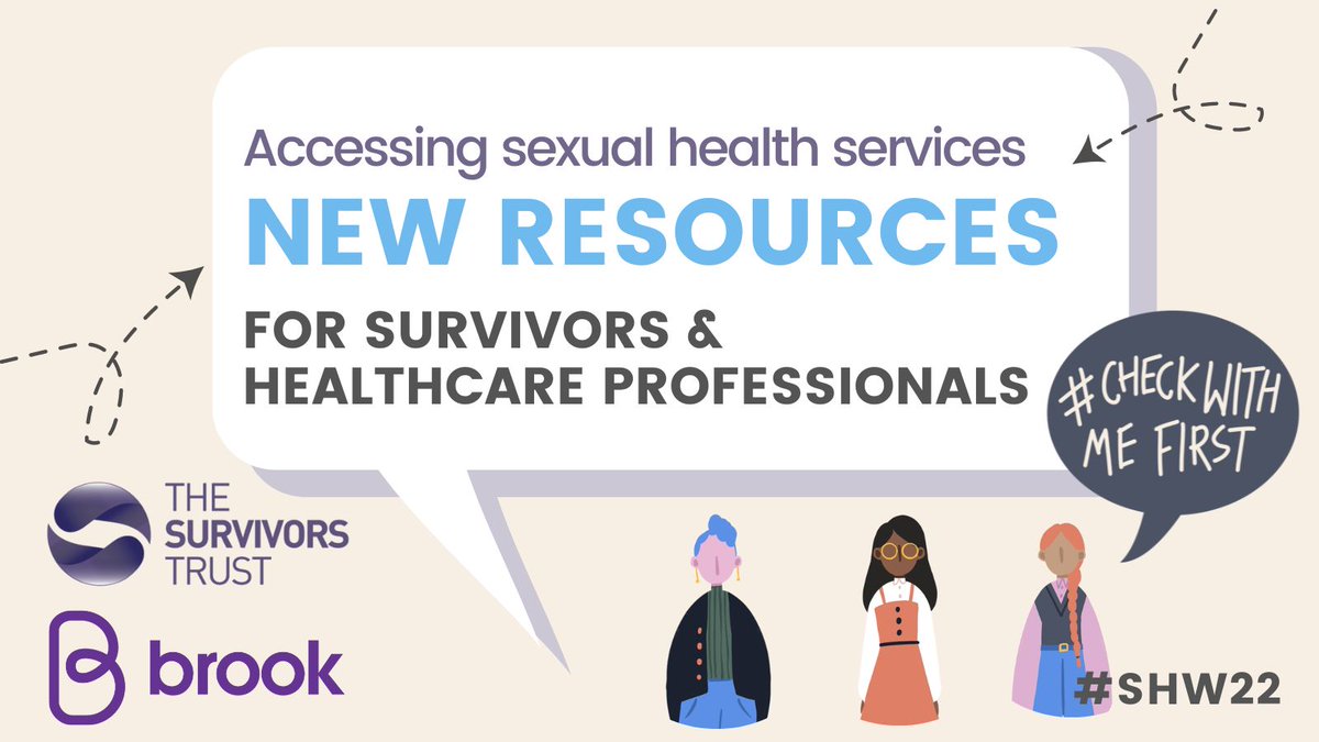 survivorstrust's tweet photo. To mark Sexual Health Week 2022 we're delighted to share two fantastic new resources developed in collaboration with @BrookCharity ➡️https://t.co/mtSl6RlJKW
Everyone deserves to be able to confidently and comfortably access sexual health services #BreakingBarriers #SHW22 https://t.co/xZgTQWcCPA