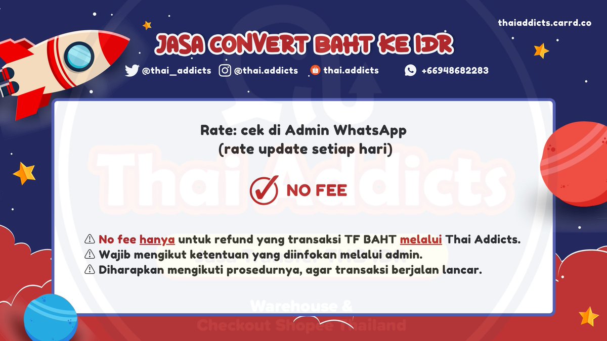 ThaiAddicts - Jasa TF BAHT IDR (FAST & CHEAP) tweet media