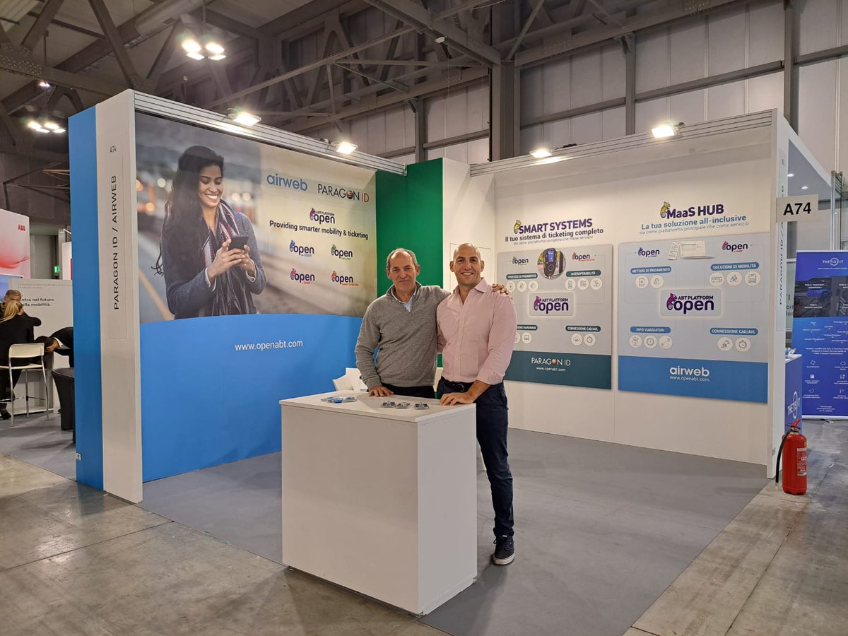 Buongiorno from #NME in Milan ! Bertrand and Emanuele are waiting for you at Pav 10P - Stand A74. Come and meet us to discuss our smart ticketing solutions. 

#mobility #publictransport #mTicket #tapandpay #accountbasedticketing
