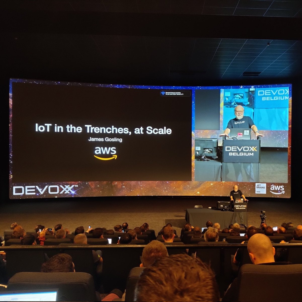 Enjoying #devoxx #jamesgossling