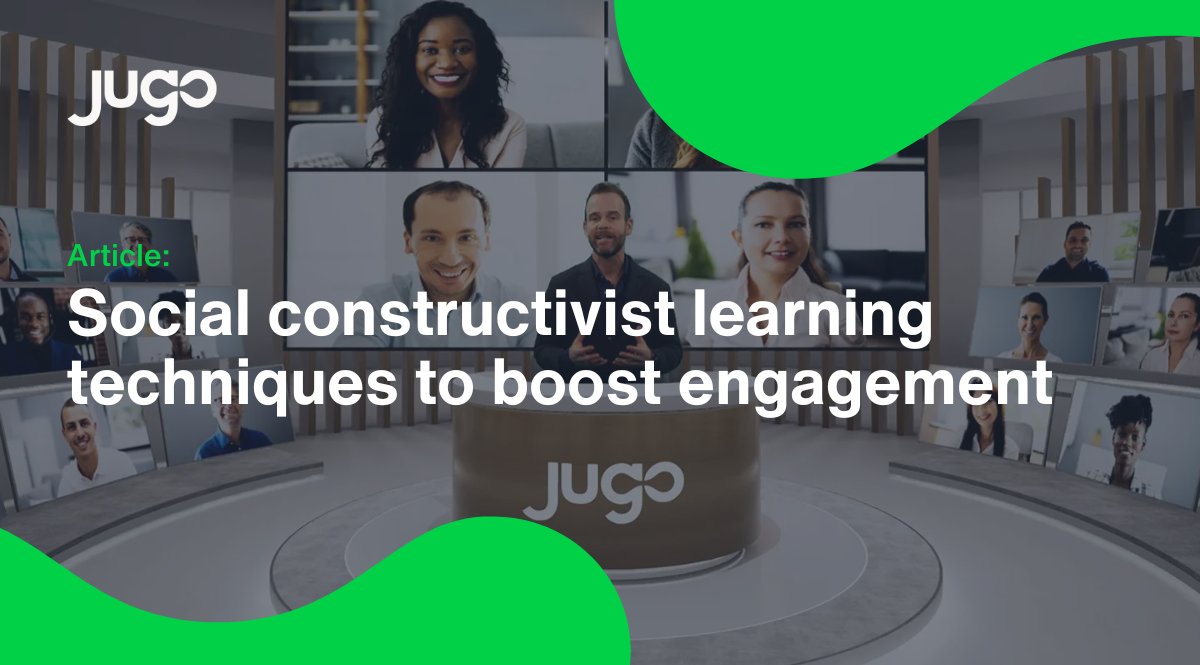 Stephengee's tweet photo. Think-Pair-Share with Jugo 💡

How social constructivist learning theory can foster collaborative learning, participation, and increase engagement for hybrid and remote organizations. 

Read here - https://t.co/KsXrP3nKH9 https://t.co/mzjeK9QArv
