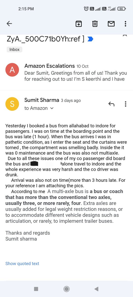 Sumit_210392's tweet photo. On my complain no need full action was taken by redbus against the bus operator they are playing  with the life of passengers and today again I had seen the same bus in same pathetic condition  on sameroute. @redBus_in @hanstravels @nitin_gadkari https://t.co/46ot1aCZAx