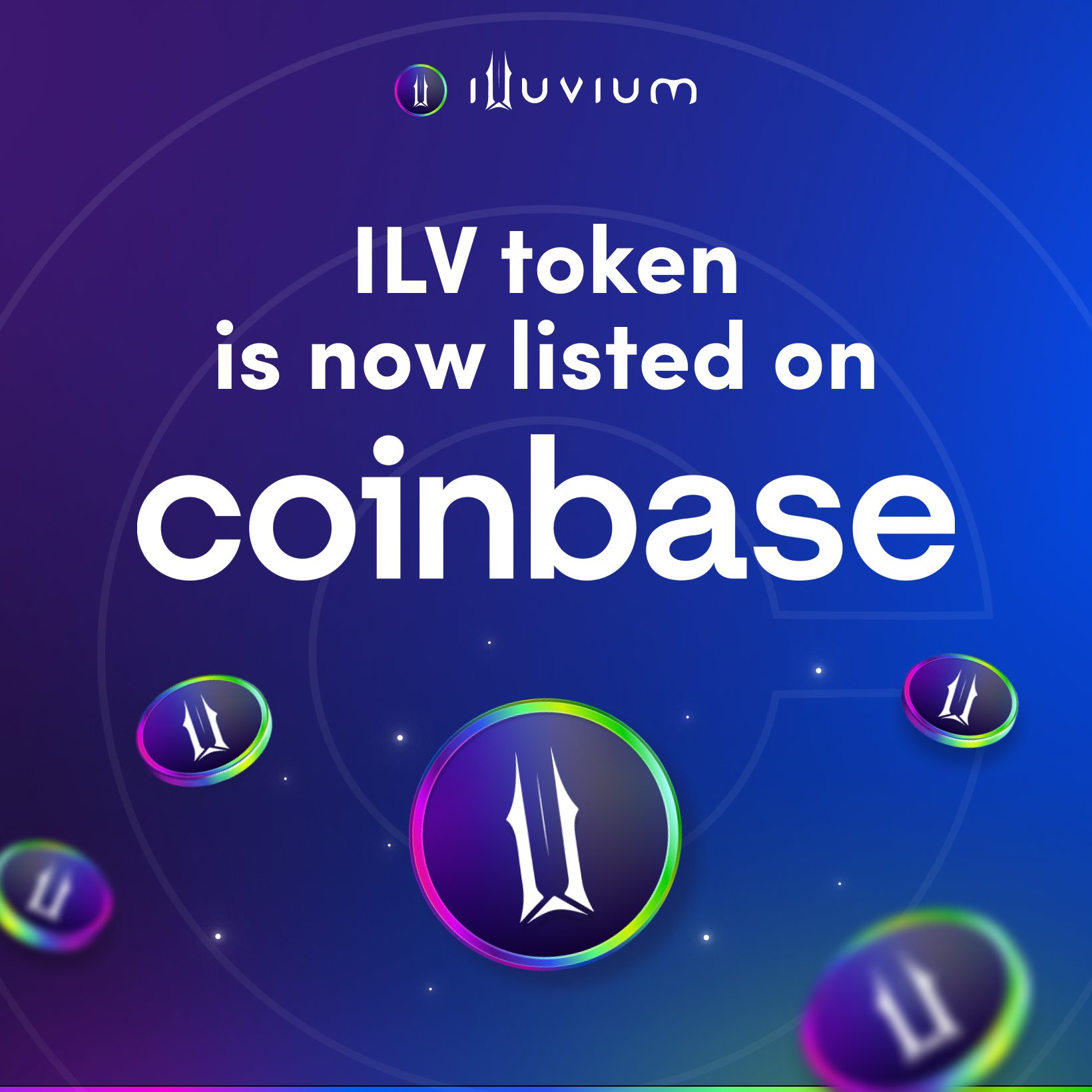 Illuvium on X: We're so proud to share this important milestone with you  all. 🤩 If all conditions are met, an $ILV↔$USD trading pair will open on  @coinbase a few hours from