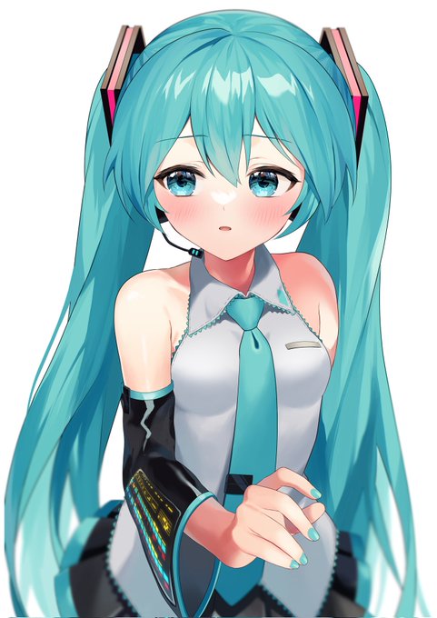 「マ、マスター・・・」 #初音ミク 