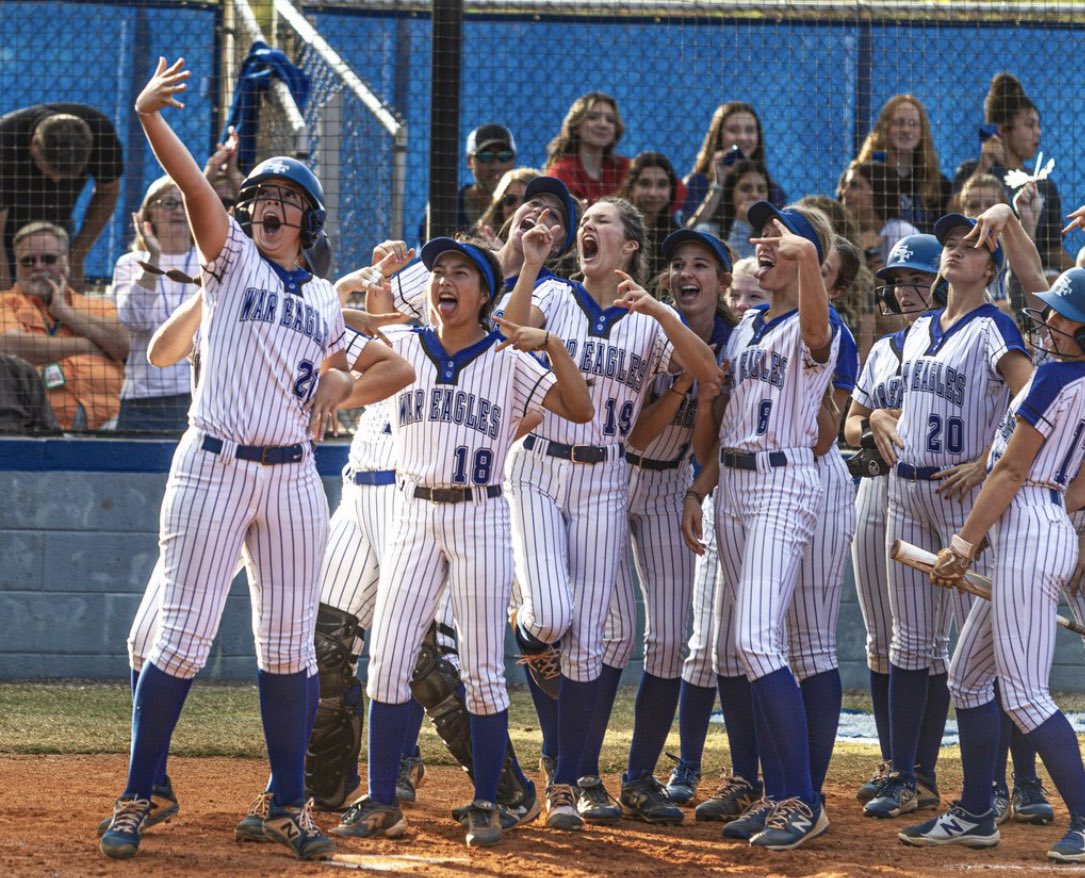 BIG GAME DAY TODAY!! So proud of my girls for our 8-2 win again denmark! We face them today at 5 for the big fight for region champions! My stats the other night were: 7IN, 4H, 1BB, 7K, 0ER. I also went 1-2 at the plate with a walk and 2RBI! LETS GO SOFO!! 💙🤍 <a href="/SoFoSoftball/">South Forsyth Softball</a>