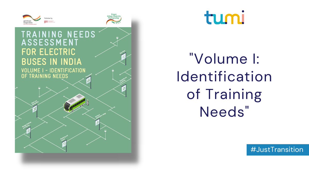 Volume 1⃣ identifies training needs and assesses existing skill gaps in Public Transport Authorities across #eBus life cycle stages & functions, various departments and hierarchies. Read more here 👉transformative-mobility.org/publications/t…