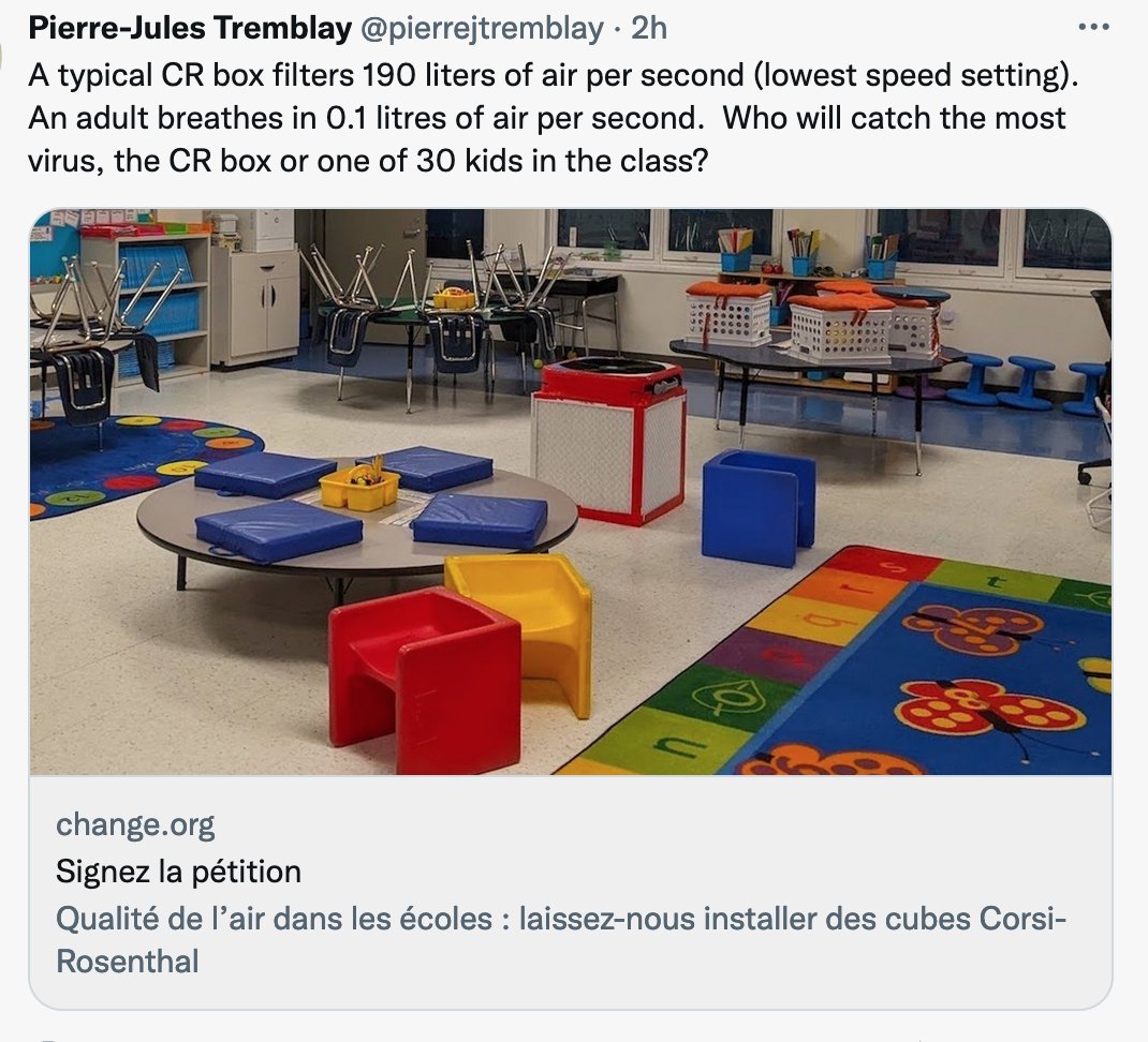 hugx4pets's tweet photo. #kidsbuild #Studentandschools #CorsiRosenthalBox #opensource #Stem #STEAM #creativedesign #nurseries #Positiveaction #Covid #SARS #IAQ #preemptivesolutions #ventilatefiltratemitigate #peopleaction @BBCCiN https://t.co/YszgIfzfnu