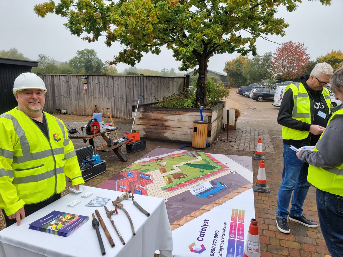catalystclaims's tweet photo. The Training Day is well underway at @SubsForum with our very own Paul Duddle  demonstrating leak detection investigations.

#subsidenceforum #learning #subsidence #catalystservicesuk #insurance https://t.co/aBG5LmUs4a