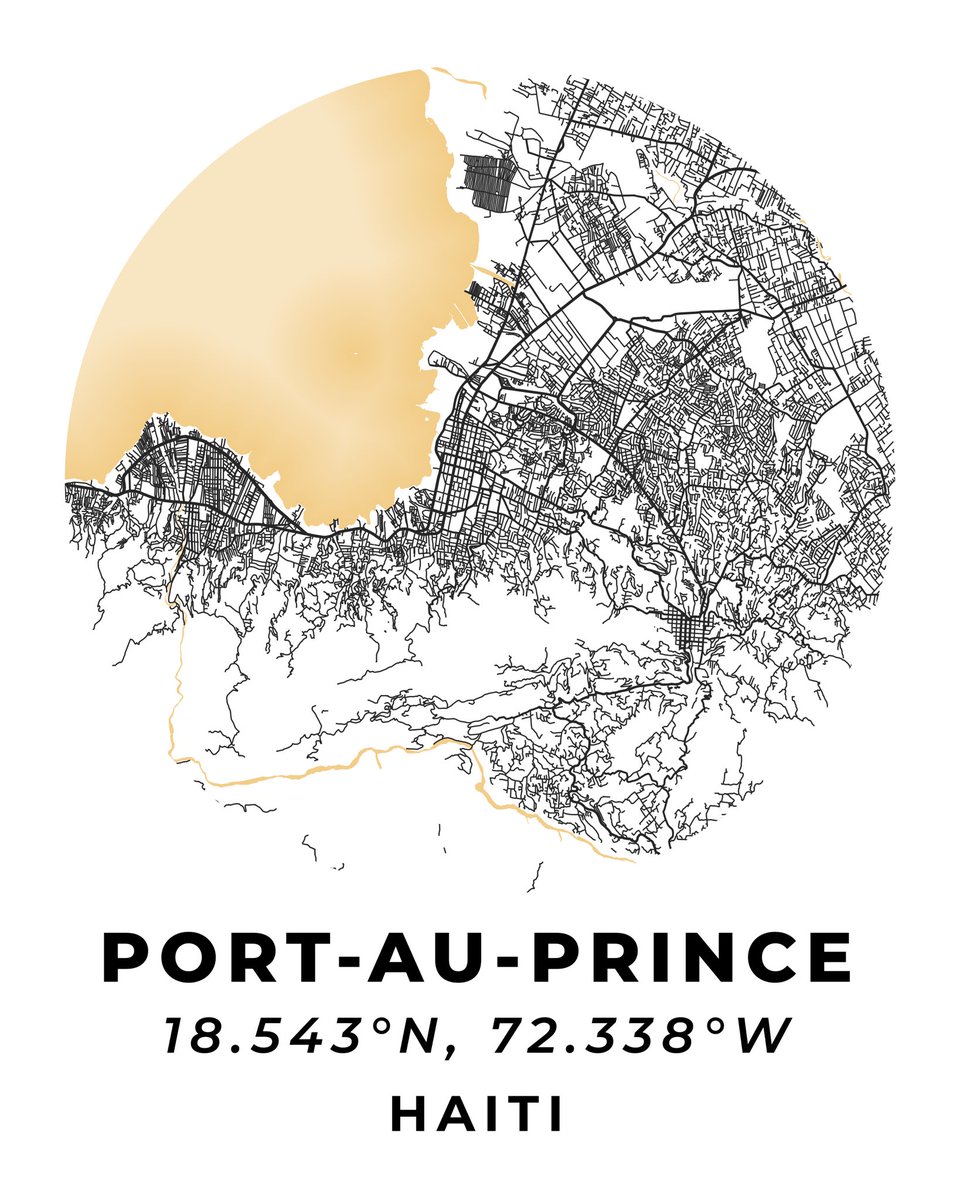 CoyoteCarto's tweet photo. #Map of Port-au-Prince #Haiti #Cartography #qgis https://t.co/0Fjj1M10J8
