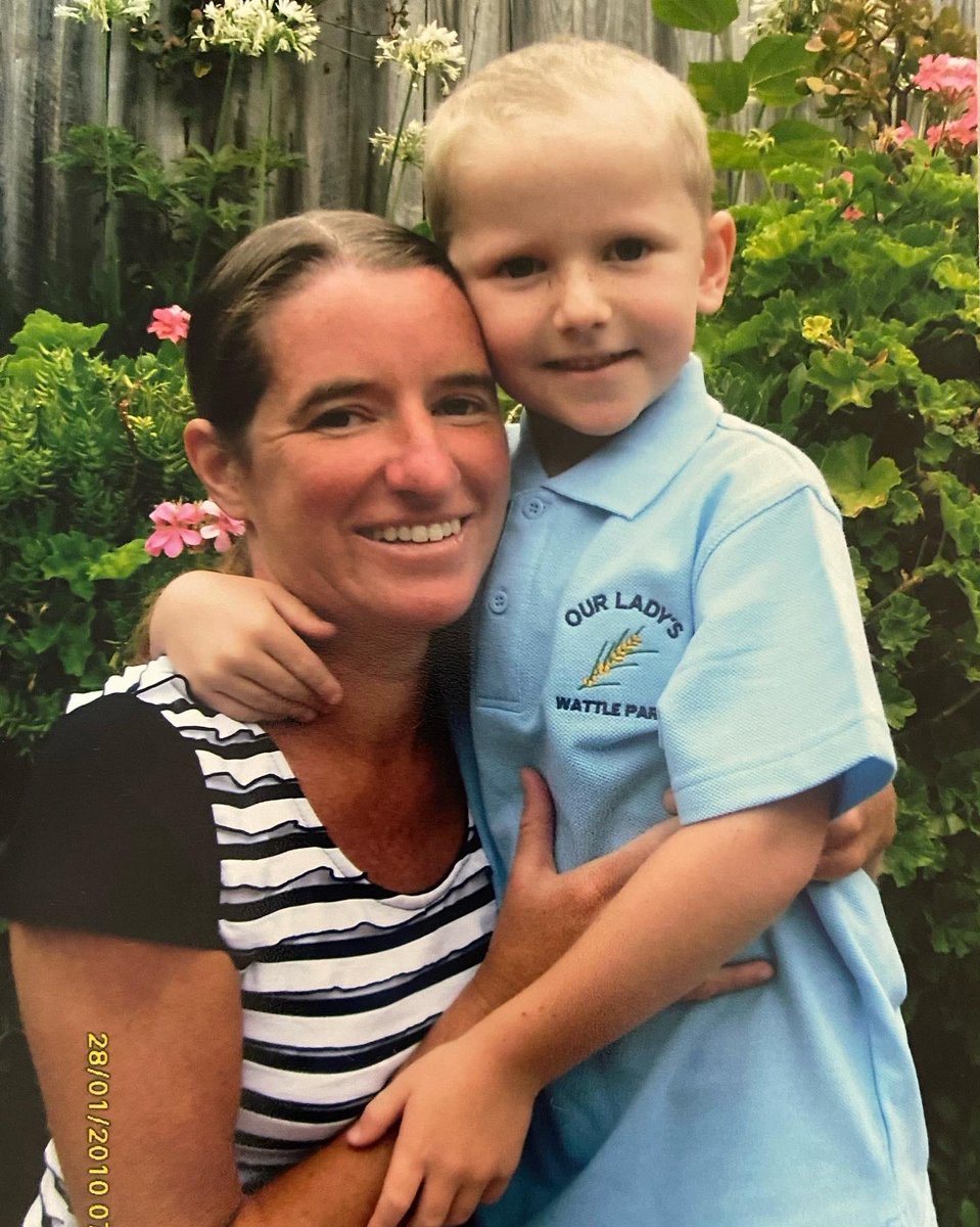 demonfan's tweet photo. First &amp; last day of school - congratulations Jimmy, 13 years!! https://t.co/DDXnJRrh1K