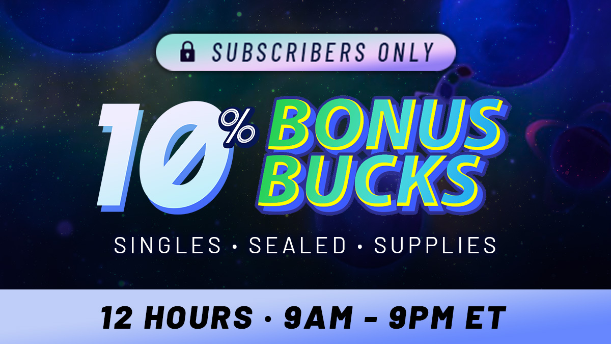 TCGplayer on Twitter "🎃Who's ready for Bonus Bucks?? TCGplayer