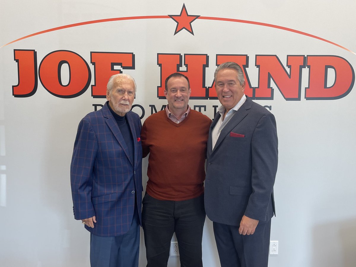 JoeHandJr's tweet image. Congratulations to Joey Jones on his 30th Anniversary of working for Joe Hand Promotions.  You won’t meet a more loyal, hard working or friendlier person.   Thank you and congratulations Joey, we are so lucky to have you on our team.
