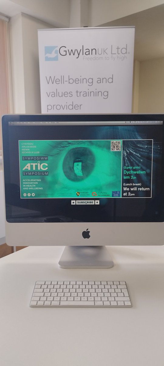 Thoroughly enjoying the <a href="/ATiCUWTSD/">ATiC</a> symposium, today. Would love to be with you all, in person. Special thanks to you and to <a href="/AccelerateHTC/">Accelerate Healthcare Technology Centre</a> and <a href="/UWTSD/">University of Wales Trinity Saint David</a> for helping <a href="/gwylanuk/">Gwylan</a> with Sleeping Lions and Raven Technologies Ltd with SwimTech underwater transmission systems.
