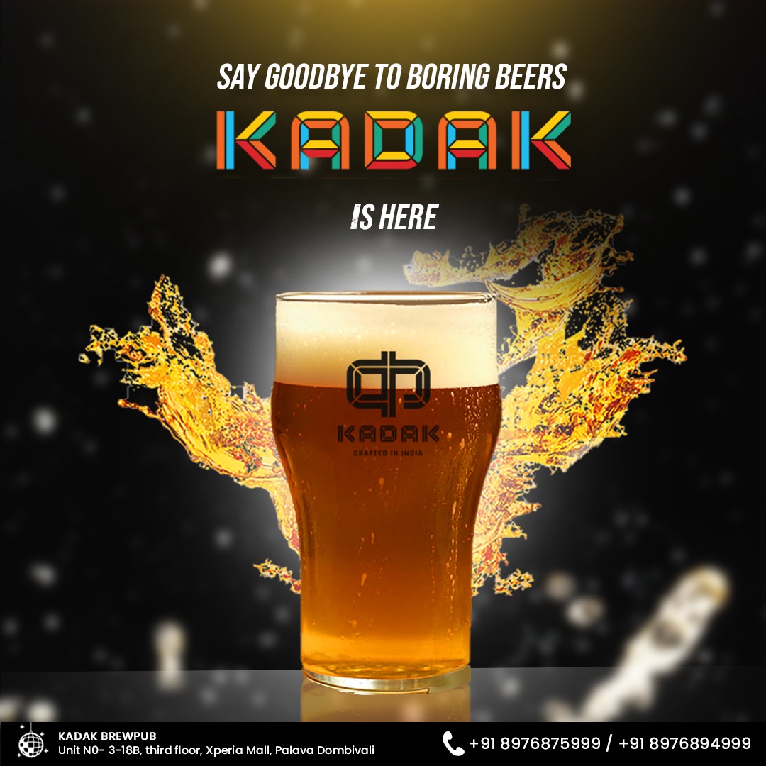 xperiamall's tweet photo. Hang in there. We are almost here!
Made with the finest malts and hops, the best beer for every mood is almost here.
#XperiaMall #PalavaCity #VisitXperia #Dombivli #Kadakbrewpub #KadakBeer #Malts #Hops #CraftBeer #BeerIndia #Brewery #BeerLovers #Comingsoon #BeerGeeks https://t.co/j76inKcyDe