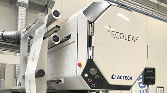 LabelsNLabeling's tweet photo. FOCUS ON: ECOLEAF TECHNOLOGY BY ACTEGA

L&amp;L's contributor Adrian Tippetts visits ACTEGA open house to find out more about the #EcoLeaf technology: https://t.co/LcIrsPxlTw

#Metallization #Embellishment #DigitalEmbellishment #Labels #Packaging #DigitalPrint #DigitalFoil #Actega https://t.co/CP9rUzoZzd