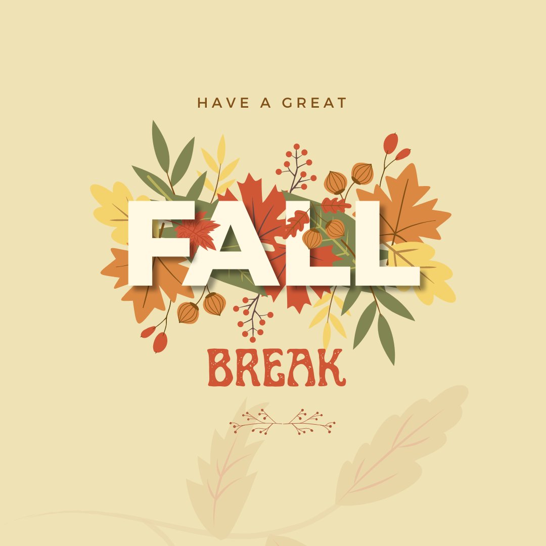 Have a great fall break, Flashes! Just a reminder that the IRC will be closed today and tomorrow!

See you on Monday!

#kentstateirc #kentehhs #ircehhs #kentstate
