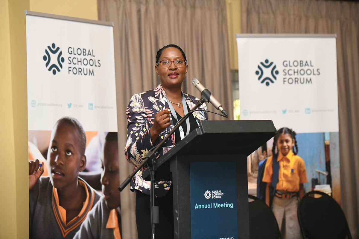 UNICEF_SA's tweet photo. “COVID-19 is not the last shock we will experience...The cost of inaction is not an option, we need to act, and we need to act with speed," highlighted UNICEF South Africa's Deputy Representative @muriel_mafico at the Global Schools Forum on Wednesday. #GSFAM22 https://t.co/c0WgOeT9qU