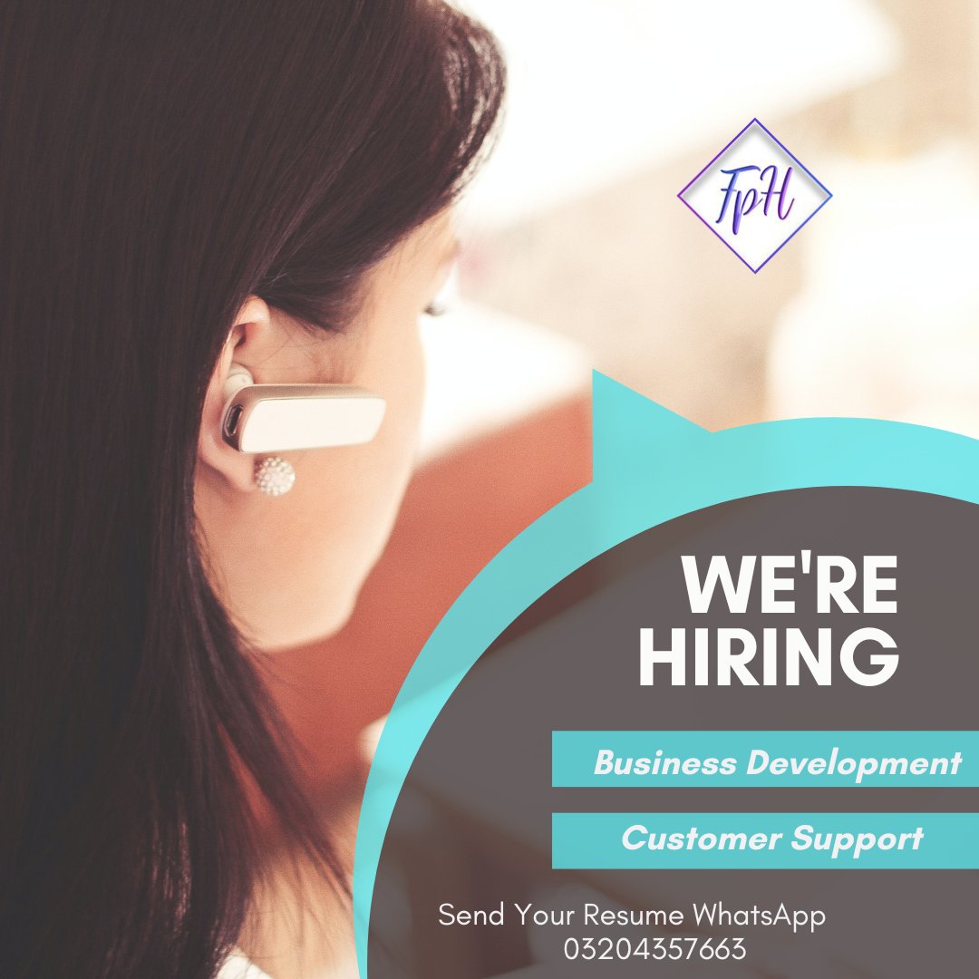 " New Hiring " - ( FPH - Freelance Projects Hub Hiring ) 

- Drop your Resume WhatsApp 0322 4357663

#career2022 #new #hiring #job  #joinus #team #learning #grow #development #business #customer #candidates #hub #freelance #experience #fresh  #internship #offers #fulltime