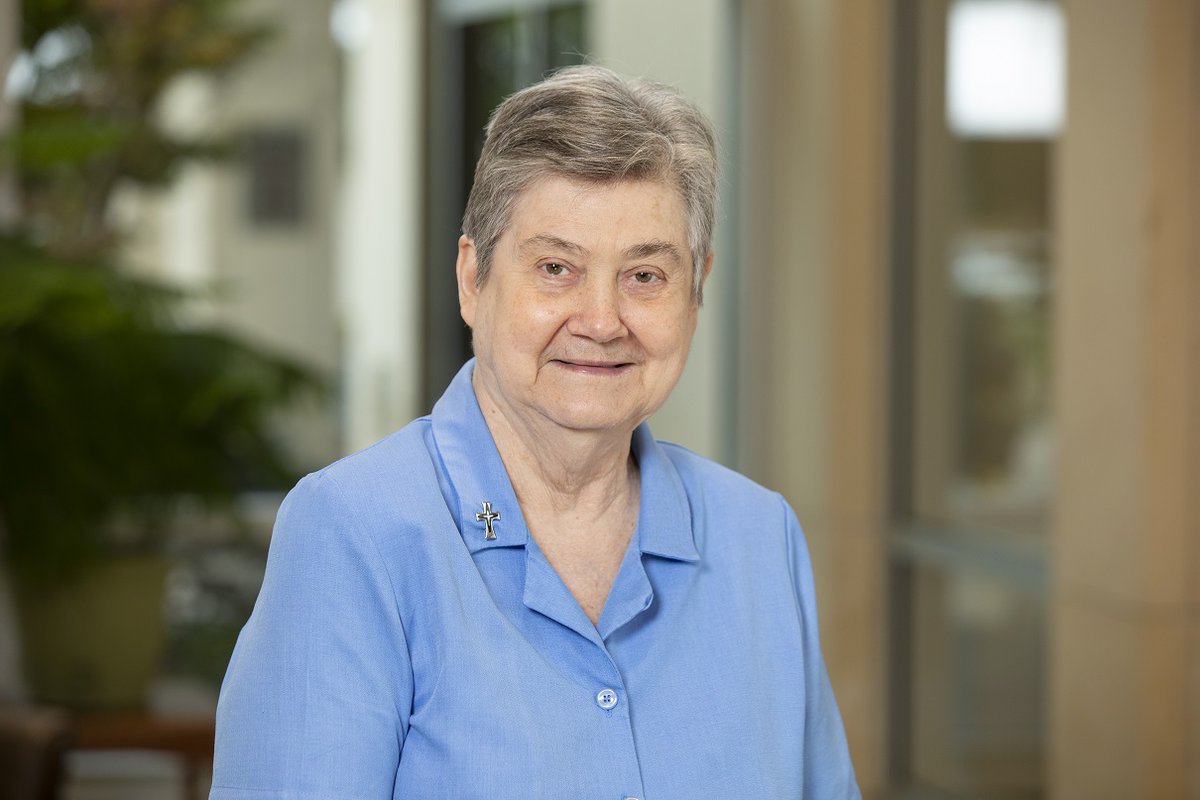 FollowMercy's tweet photo. Our "chief morale officer" is celebrating her 60th year w/ @SistersofMercy!  A teacher, counselor, VP of mission and advocate for all, Sister Carolyn Stoutz has tirelessly served generations w/ her signature smile, joy &amp; good spirits! https://t.co/z62z3Wi7m5 #FacesofMercy #TBT https://t.co/W5ET7pv6U1